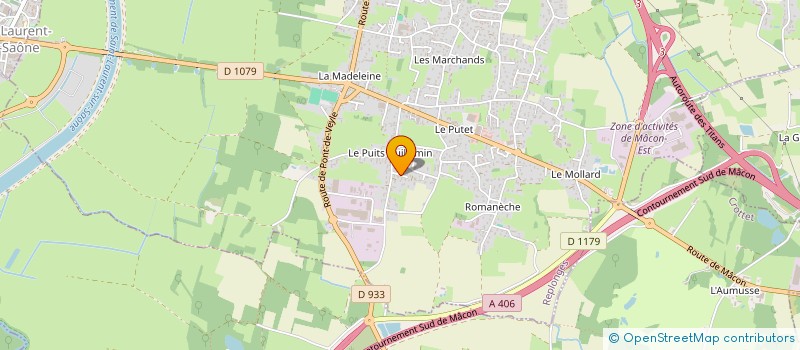 localisation de l'entreprise SCI AUDE  REPLONGES