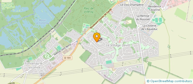 localisation de l'entreprise SCI AUDE ET CARLA  MENNECY