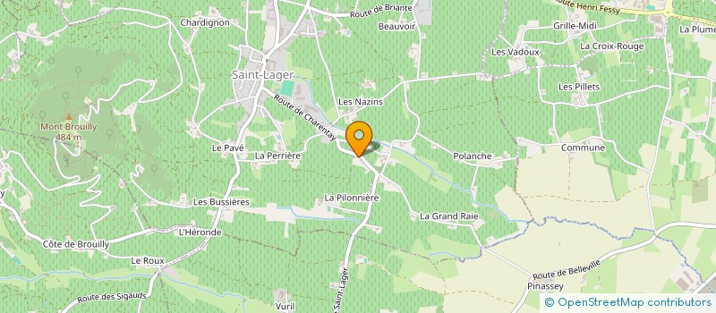 localisation de l'entreprise SCI AUDEAU  SAINT-LAGER