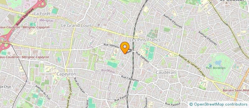 localisation de l'entreprise SCI AUDEBERT CHAIGNEAU  BORDEAUX