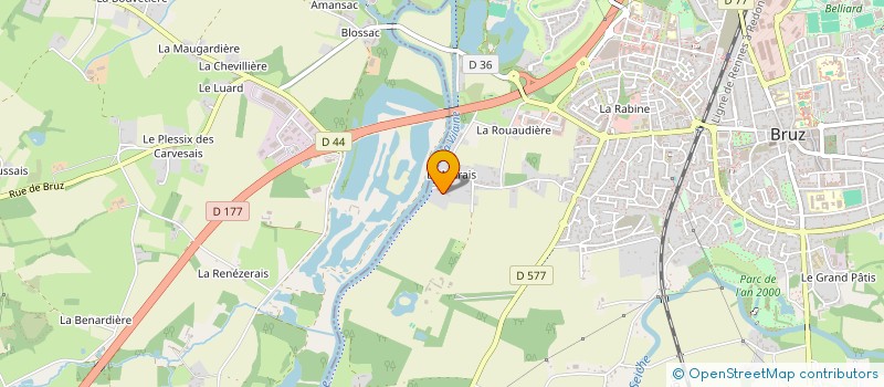 localisation de l'entreprise SCI AUDEBRAND  BRUZ