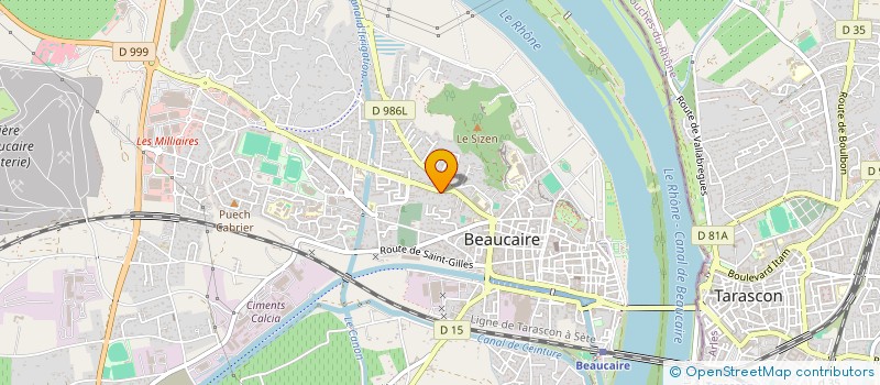 localisation de l'entreprise SCI AUDEL  BEAUCAIRE