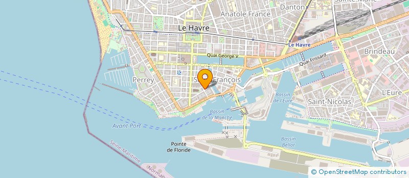 localisation de l'entreprise SCI AUDELO  LE HAVRE