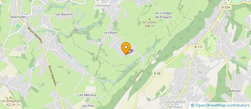 localisation de l'entreprise SCI AUDELOIS  HERBEYS