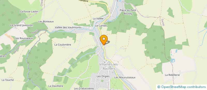 localisation de l'entreprise SCI AUDEME  VILLAINES-LES-ROCHERS