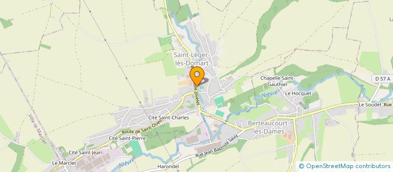 localisation de l'entreprise SCI AUDESSA  SAINT-LEGER-LES-DOMART