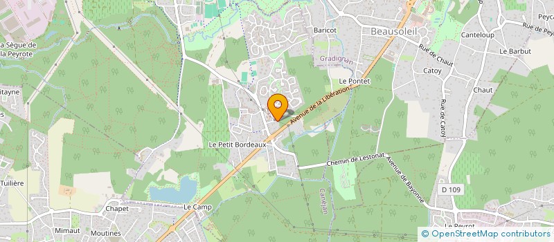 localisation de l'entreprise SCI AUDEST  CANEJAN