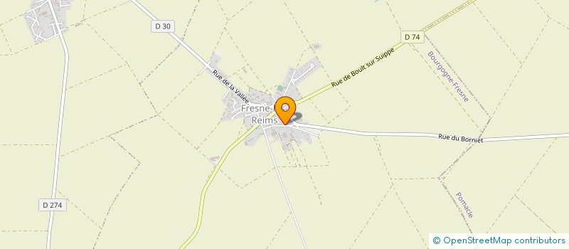 localisation de l'entreprise SCI AUDEVAL  BOURGOGNE-FRESNE