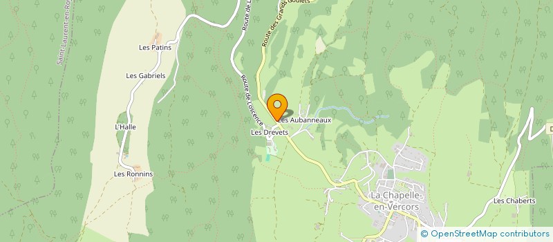 localisation de l'entreprise SCI AUDEYER à LA CHAPELLE-EN-VERCORS