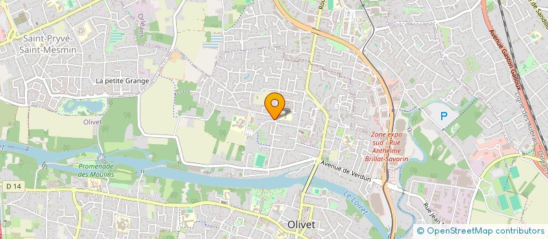 localisation de l'entreprise SCI AUDIANNE à OLIVET