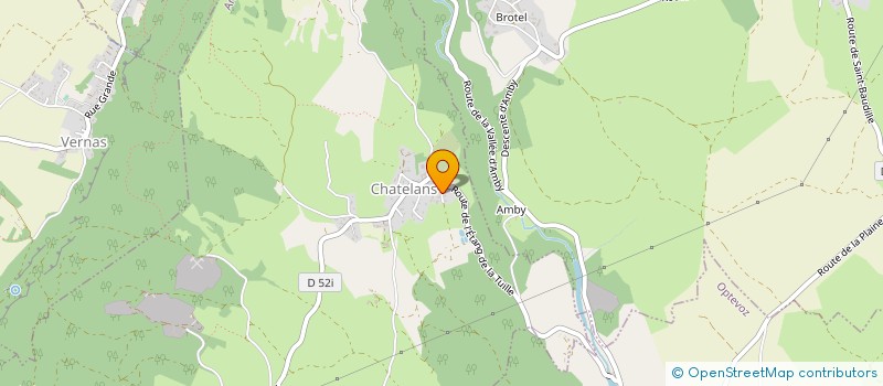 localisation de l'entreprise SCI AUDIBELLE  ANNOISIN-CHATELANS