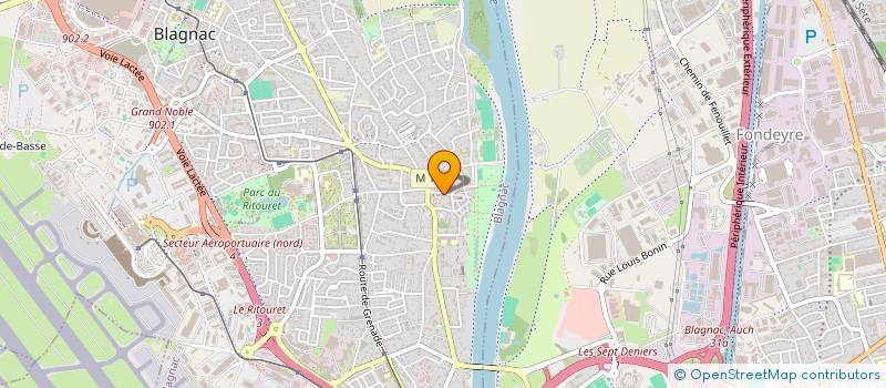 localisation de l'entreprise SCI AUDIFONCIER à BLAGNAC