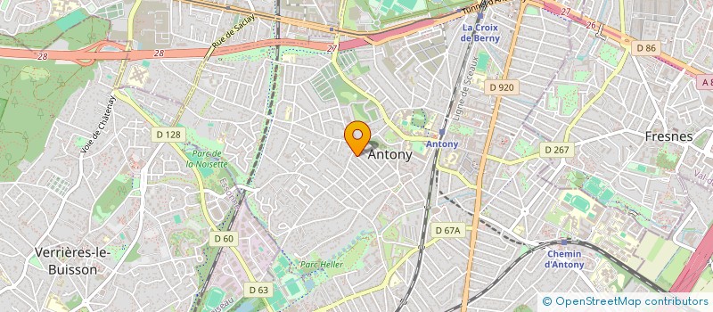 localisation de l'entreprise SCI AUDISAVIN à ANTONY