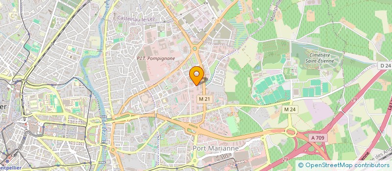 localisation de l'entreprise SCI AUDITEX à MONTPELLIER