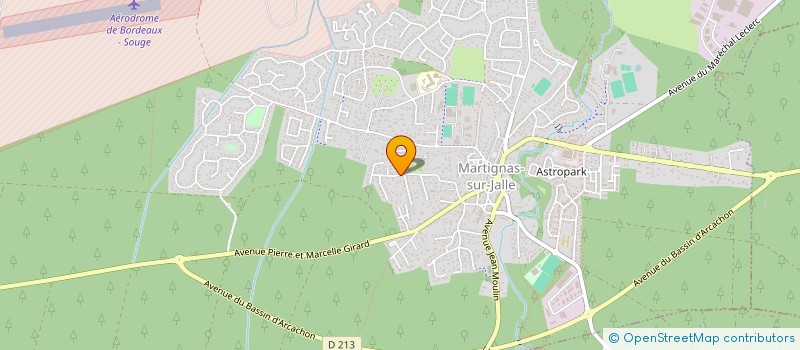 localisation de l'entreprise SCI AUDITION  MARTIGNAS-SUR-JALLE