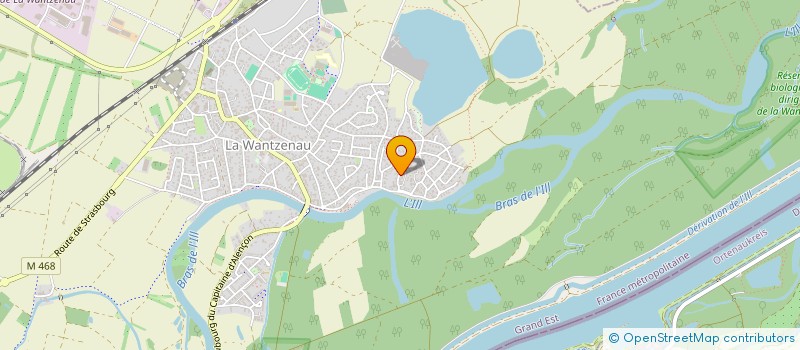 localisation de l'entreprise SCI AUDIX  LA WANTZENAU