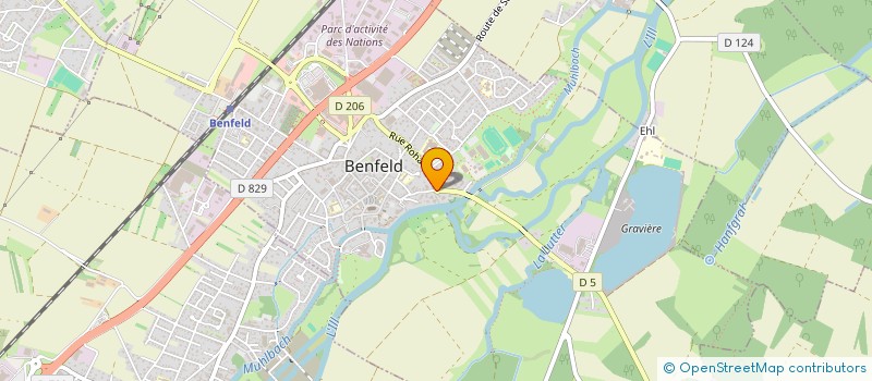 localisation de l'entreprise SCI AUDLAE  BENFELD