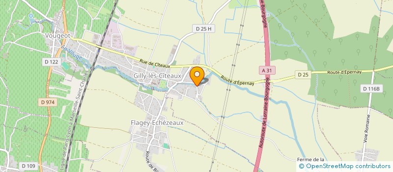 localisation de l'entreprise SCI AUDMAR  GILLY-LES-CITEAUX