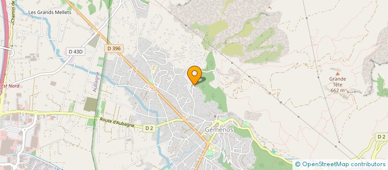 localisation de l'entreprise SCI AUDMAT  GEMENOS