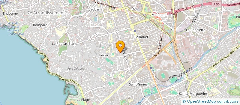 localisation de l'entreprise SCI AUDNIC 2 à MARSEILLE