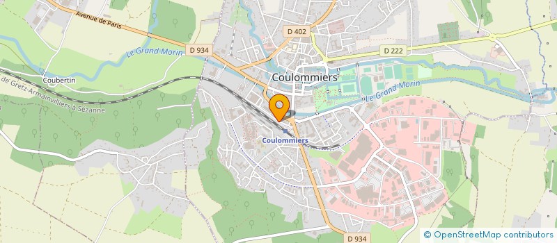 localisation de l'entreprise SCI AUDO à COULOMMIERS