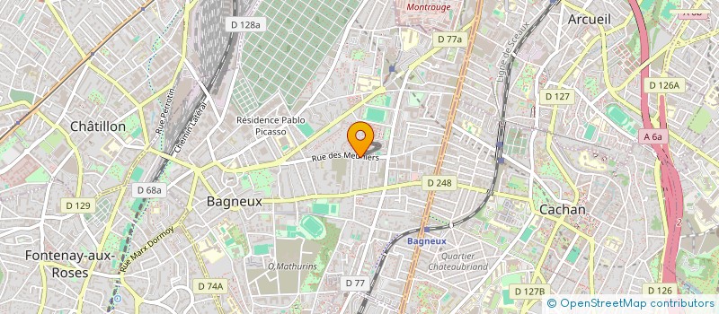localisation de l'entreprise SCI AUDONIENNE à BAGNEUX