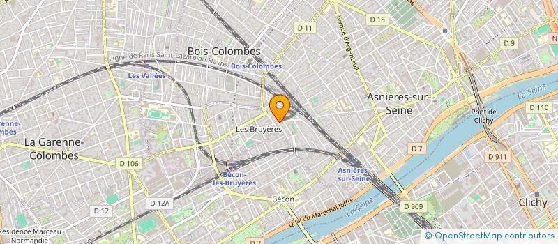 localisation de l'entreprise SCI AUDOUSSET HALLAK à ASNIERES-SUR-SEINE