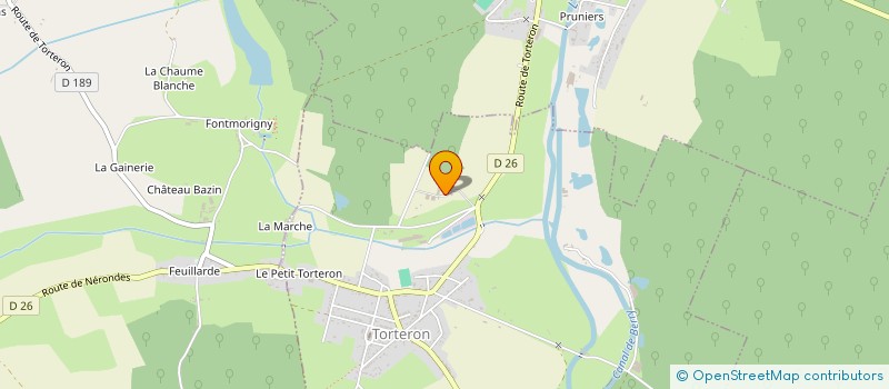 localisation de l'entreprise SCI AUDOUX CHAUVAT NEWTON B2  SAINT-HILAIRE-DE-GONDILLY