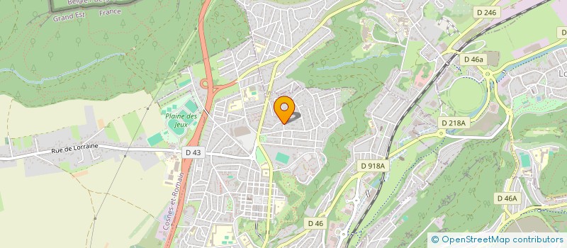 localisation de l'entreprise SCI AUDOUY PRO à LONGWY