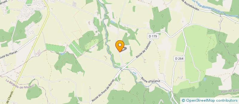 localisation de l'entreprise SCI AUDRA  PONT-DE-BARRET