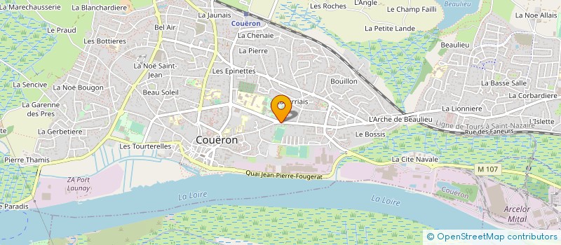 localisation de l'entreprise SCI AUDRAIN SENAND à COUERON