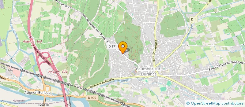 localisation de l'entreprise SCI AUDRAXE  PIOLENC