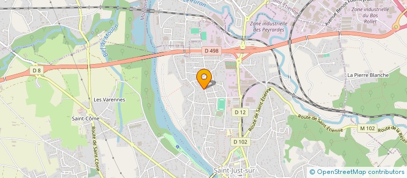 localisation de l'entreprise SCI AUDRELIEN  SAINT-JUST-SAINT-RAMBERT