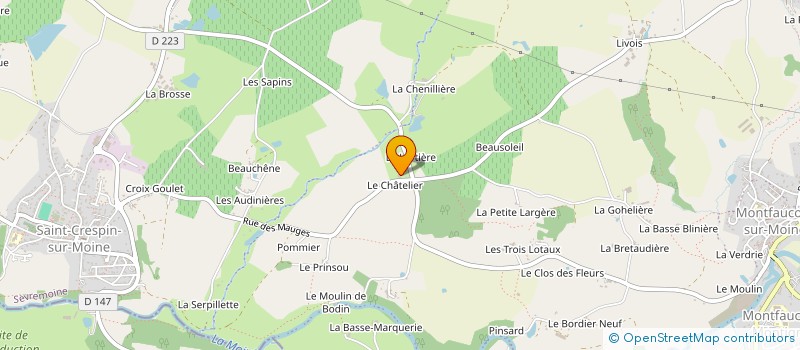 localisation de l'entreprise SCI AUDREN à SEVREMOINE