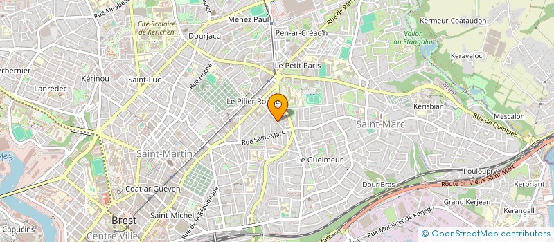 localisation de l'entreprise SCI AUDREN MONFORT  BREST