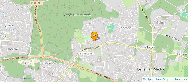 localisation de l'entreprise SCI AUDREY  LE TAILLAN-MEDOC