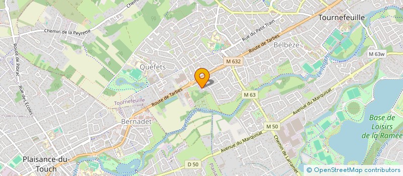 localisation de l'entreprise SCI AUDREY  TOURNEFEUILLE