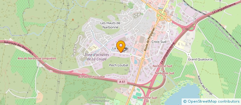 localisation de l'entreprise SCI AUDREY à NARBONNE