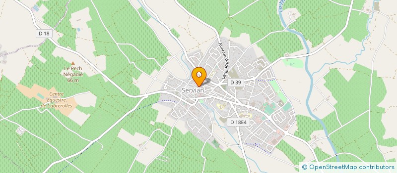 localisation de l'entreprise SCI AUDREY  SERVIAN
