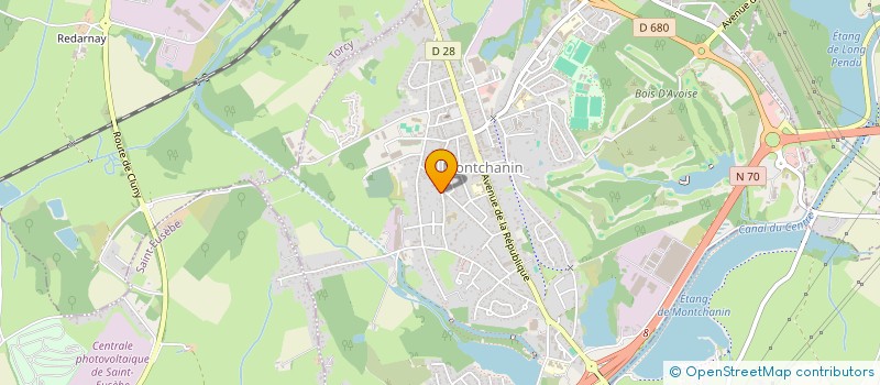 localisation de l'entreprise SCI AUDREY  MONTCHANIN