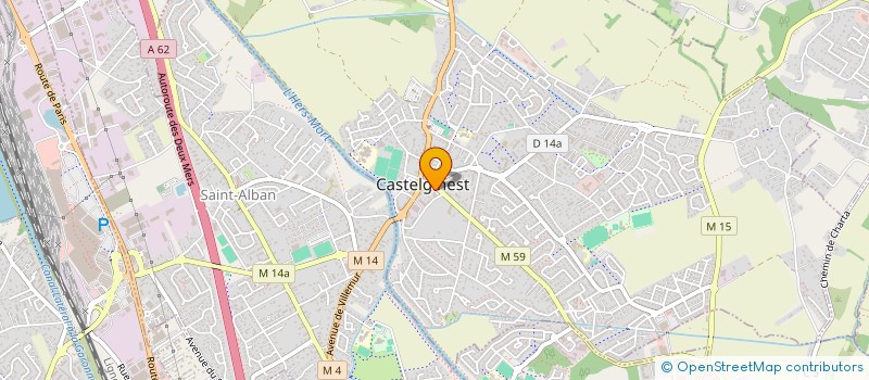 localisation de l'entreprise SCI AUDREY  CASTELGINEST