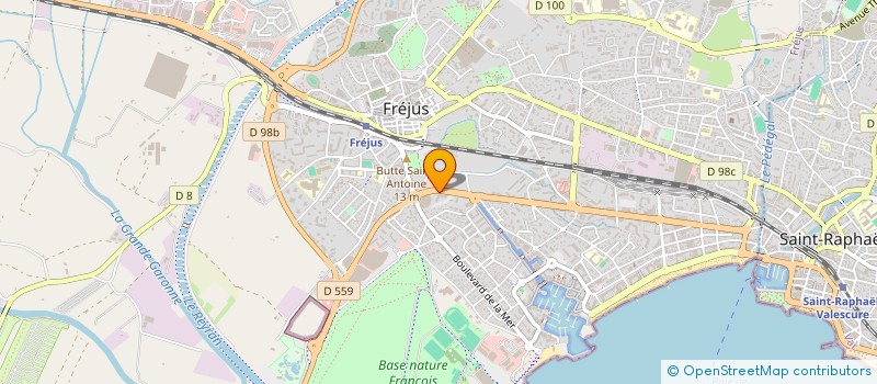 localisation de l'entreprise SCI AUDREY à FREJUS