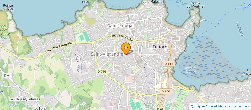 localisation de l'entreprise SCI AUDREY  DINARD