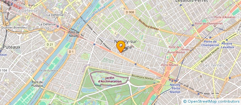 localisation de l'entreprise SCI AUDREY INVESTISSEMENTS à NEUILLY-SUR-SEINE