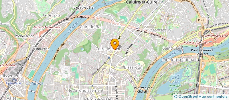 localisation de l'entreprise SCI AUDRIAN  CALUIRE ET CUIRE