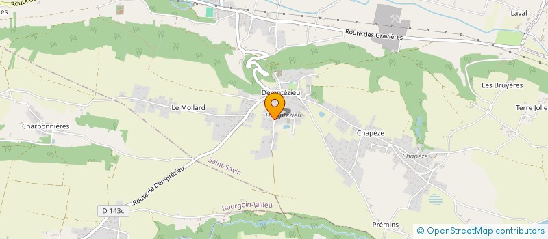 localisation de l'entreprise SCI AUDROSTAMM à SAINT-SAVIN