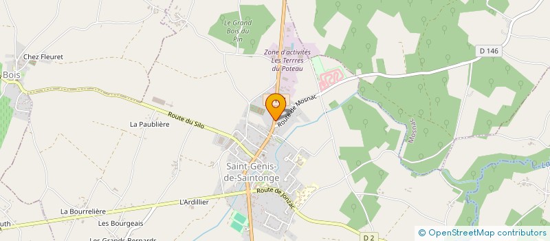 localisation de l'entreprise SCI AUDRYLAN  SAINT-GENIS-DE-SAINTONGE