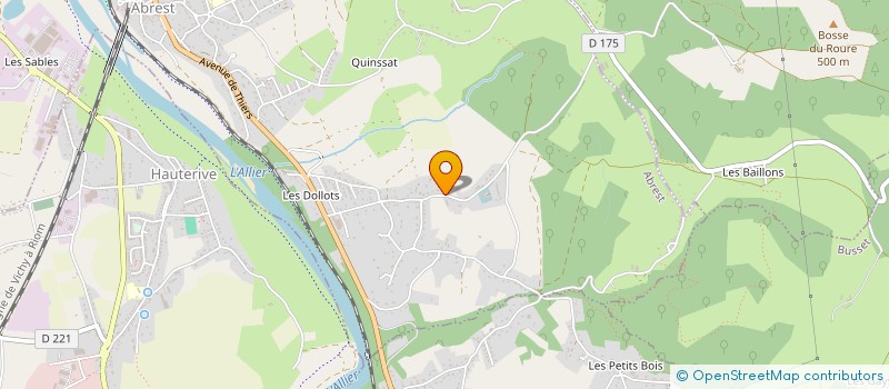 localisation de l'entreprise SCI AUDVIV  ABREST