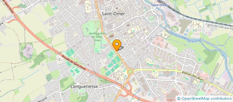 localisation de l'entreprise SCI AUEI  SAINT-OMER