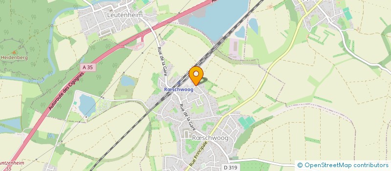 localisation de l'entreprise SCI AUF DIE BAHN  RSCHWOOG